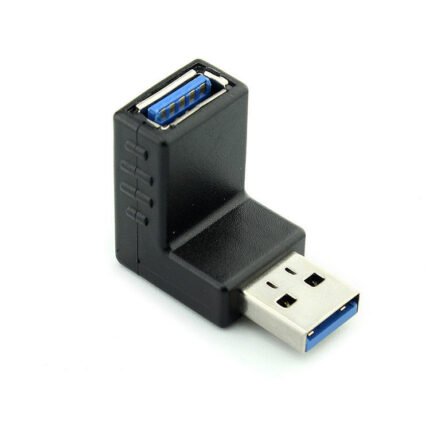 90 degree up and down USB 3.0 adapter jack